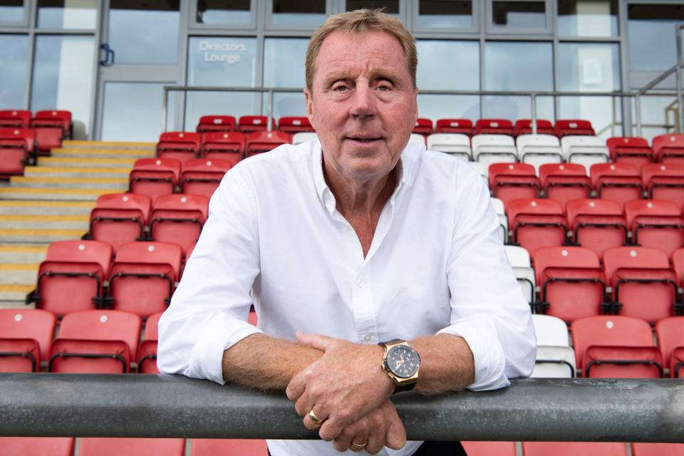 National treasure: Harry Redknapp helps the former footballers get back in shape (ITV / Freemantle Productions )