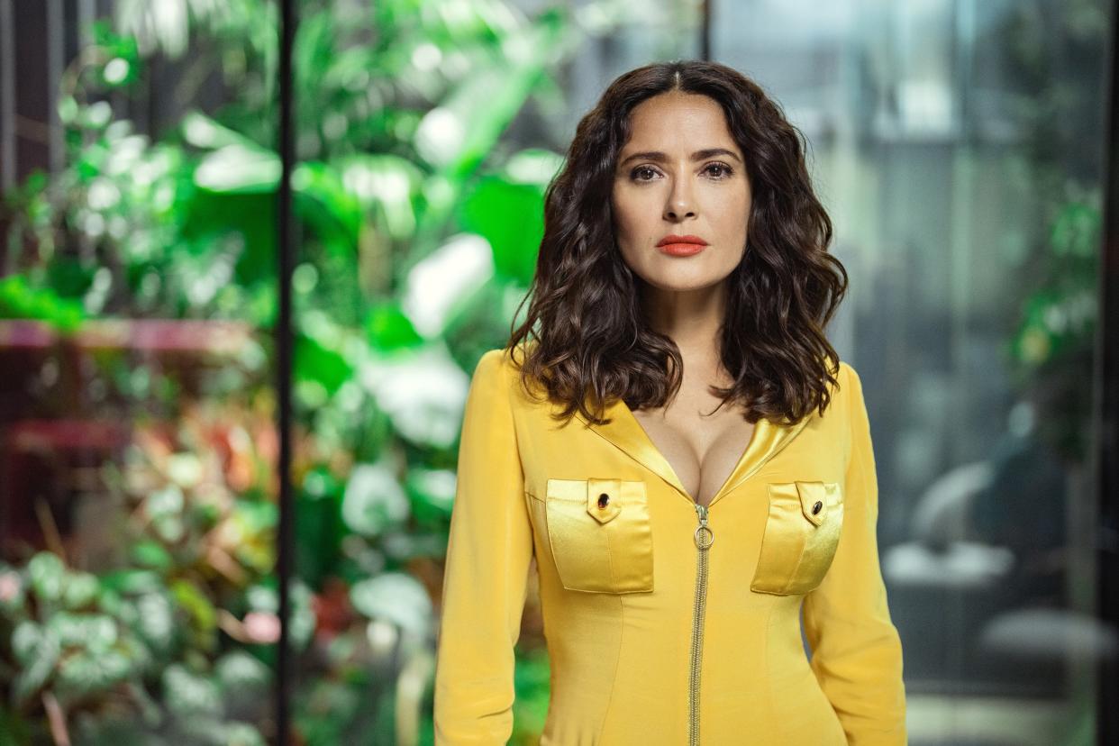 Salma Hayek en 'Black Mirror' (Nick Wall/Netflix)