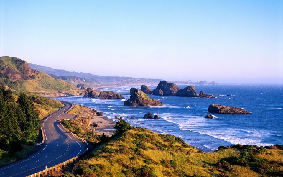 Highway 101 along the Oregon coast