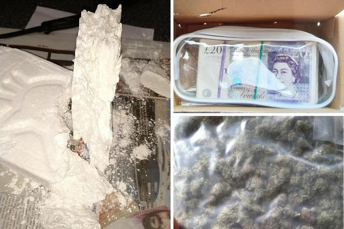 Pictures of drugs and money shared by Metropolitan Police <i>(Image: Metropolitan Police)</i>