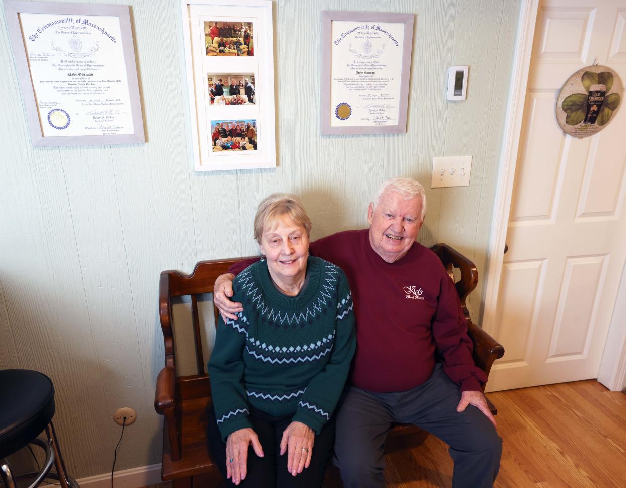 Dave and Judy Gorman will be retiring from hosting the Brockton Kids Road Races after organizing for 47 years. They are pictured at their home on Friday, April 12, 2024.