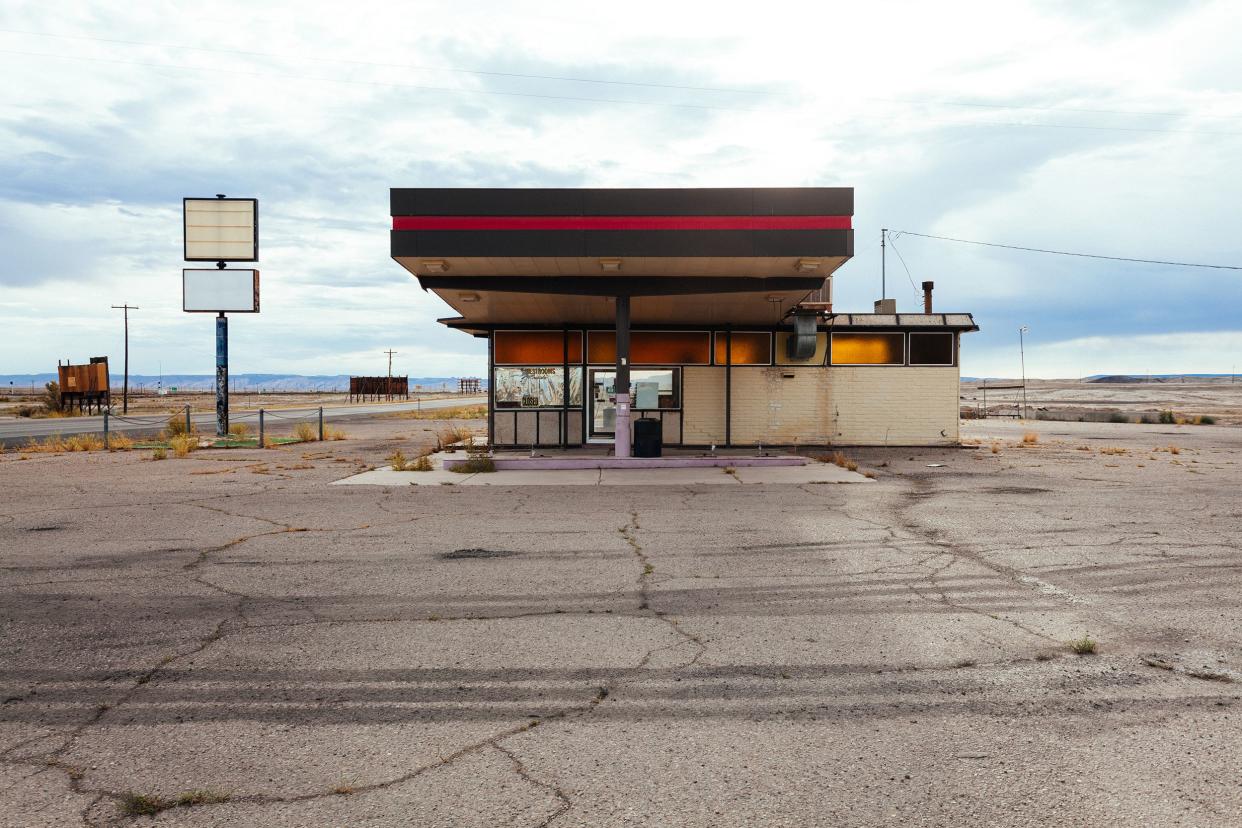 Abandoned gas station