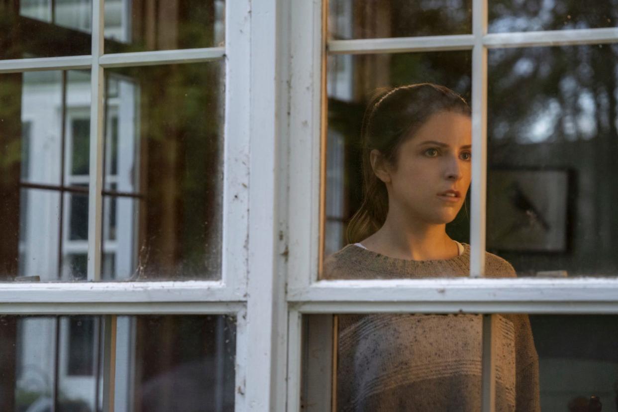 Alice (Anna Kendrick) grapples with anxiety and paranoia at a lakeside cabin in 