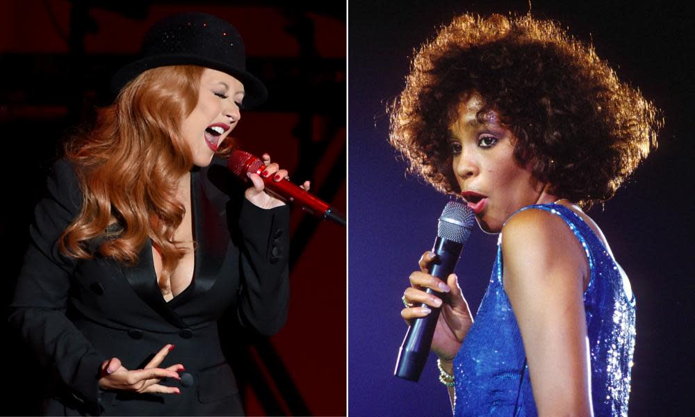 Christina Aguilera and Whitney Houston in a postmortem duet.
