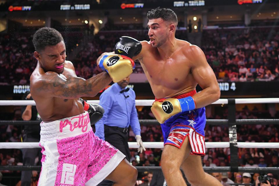 Tommy Fury fights Anthony Taylor (Getty)