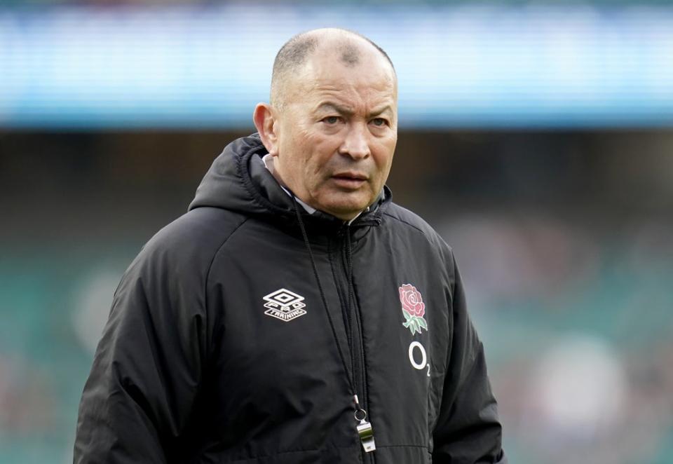 Eddie Jones will discuss England’s disappointing Six Nations with his players (Andrew Mathews/PA) (PA Wire)