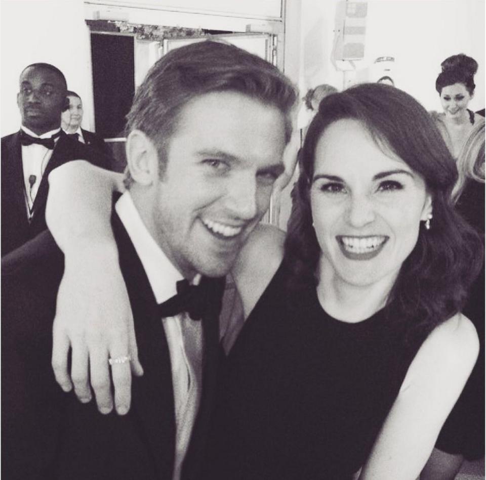 <p>The former&nbsp;"Downton Abbey" husband and wife <a href="http://www.people.com/article/michelle-dockery-dan-stevens-downton-abbey-reunion">reunited at a special BAFTA event</a>&nbsp;honoring the show in London in August, 2015. Love lives on!</p>