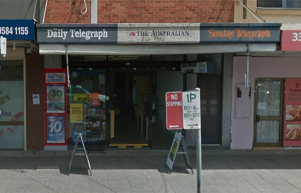 The lucky man purchased his winning ticket from Riverwood Newsagency. Source: Google Street View