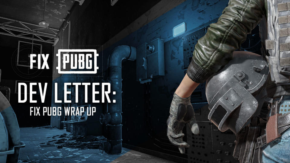 PUBG Corp. is ending its bug-squashing "fix PUBG" campaign to focus on new