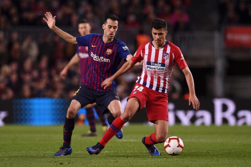 Rodri sought advice from Sergio Busquets before moving to Manchester City. (Photo by Alex Caparros/Getty Images)