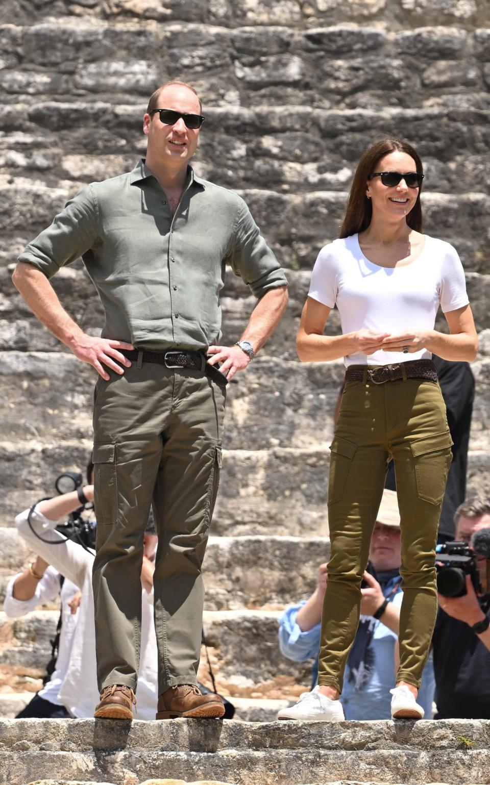 Catherine, Duchess of Cambridge and Prince William, Duke of Cambridge visit Caracol, an iconic ancient Mayan archaeological site deep in the jungle in the Chiquibul Forest during day 3 of their Caribbean tour - Karwai Tang/WireImage