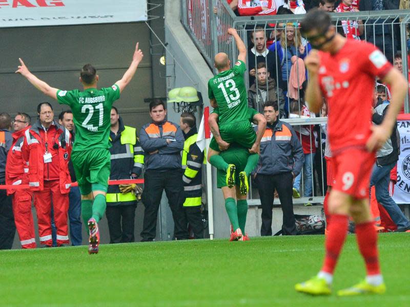 Der FC Augsburg spielt in der kommenden Saison in der Europa League. Foto: Peter Kneffel