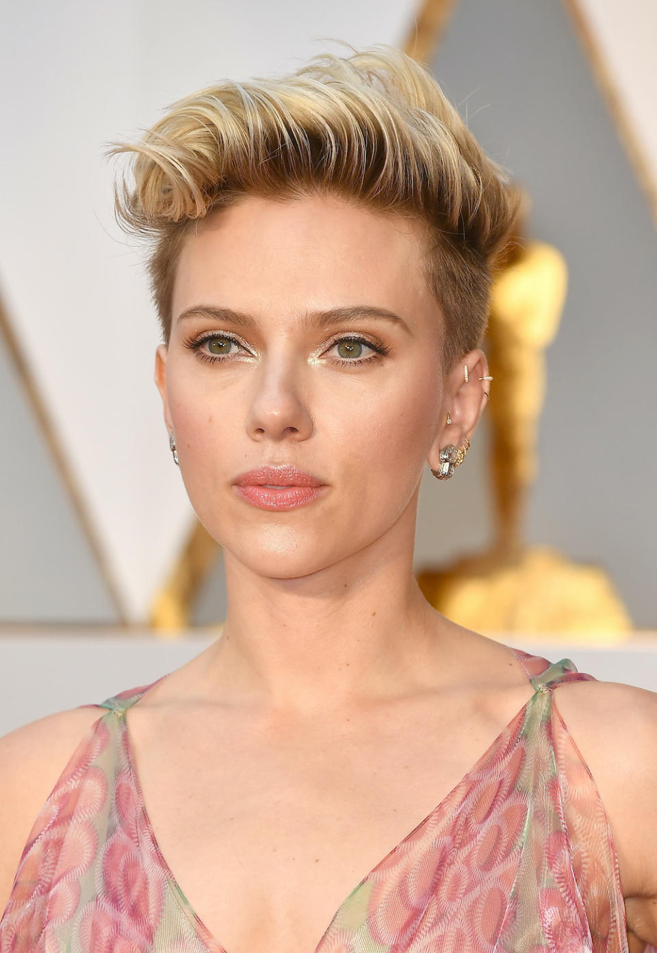 Scarlett Johansson's quiff