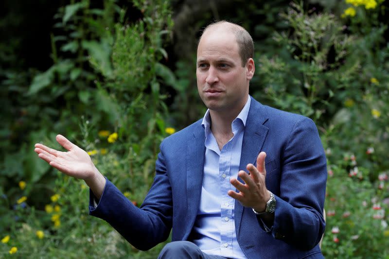 FILE PHOTO: Britain's Prince William, Duke of Cambridge visits the Garden House in Peterborough