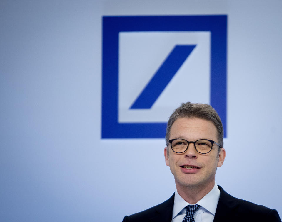 CEO of Deutsche Bank Christian Sewing. Photo: Michael Probst/AP 