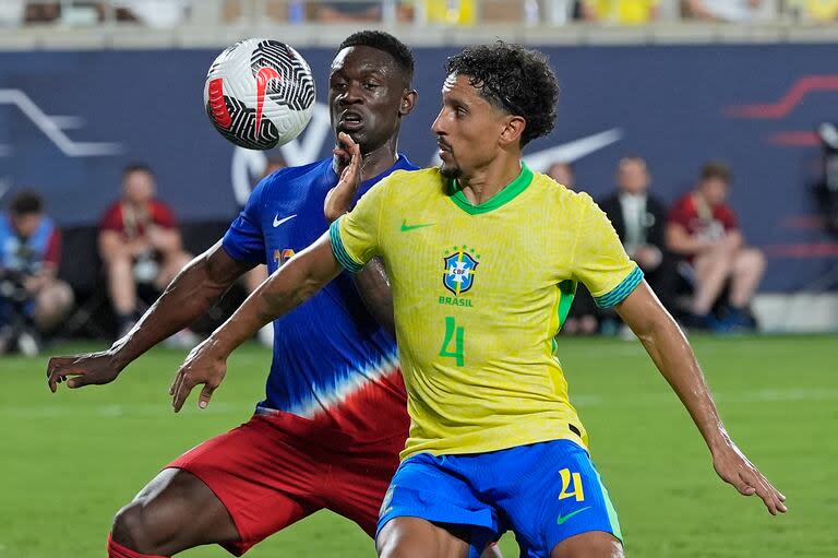 Según el brasileño Marquinhos, la Argentina es la candidata al título en la Copa América