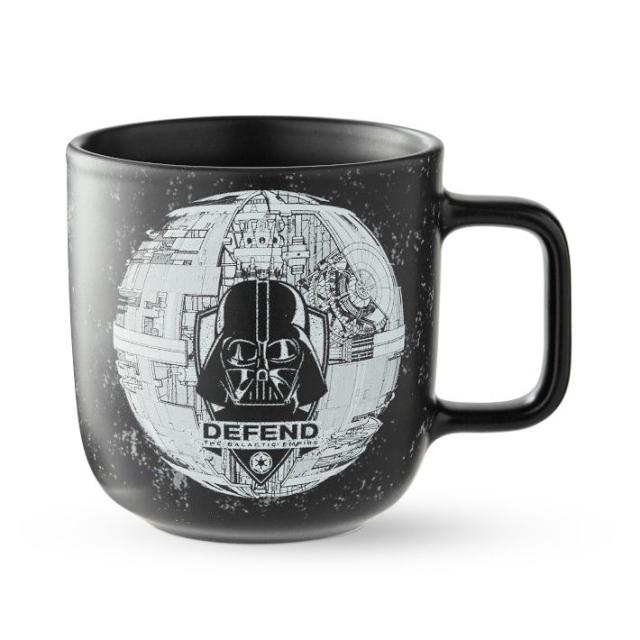 Uncanny Brands Black Mandalorian 'Grogu' Single- Cup Molded Coffee