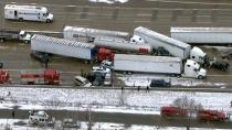 Fatal pileup on I-75 in Detroit.