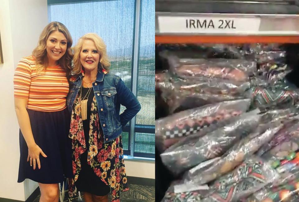 LuLaRoe superseller Crystal Foy gave an exclusive look into the brand’s warehouse. (Photo: Facebook/Lularoe Crystal Foy)