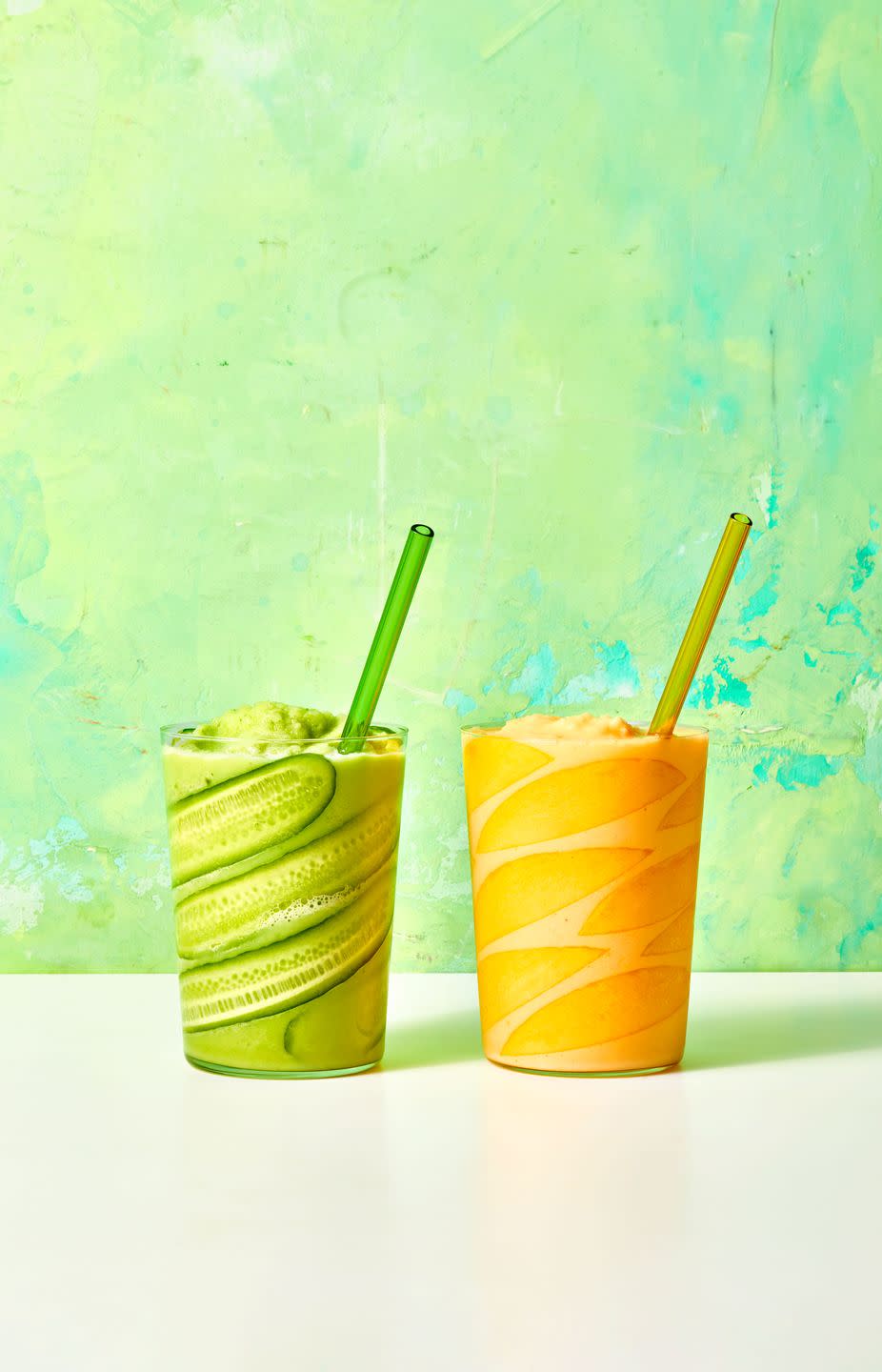 <p>This green smoothie is the simplest (and most delicious) way to get your veggies in!</p><p>Get the <strong><a href="https://www.goodhousekeeping.com/food-recipes/a38697820/pineapple-cucumber-smoothie-recipe/" rel="nofollow noopener" target="_blank" data-ylk="slk:Pineapple-Cucumber Smoothie recipe;elm:context_link;itc:0;sec:content-canvas" class="link ">Pineapple-Cucumber Smoothie recipe</a></strong>. </p><p><strong>RELATED: </strong><a href="https://www.goodhousekeeping.com/food-recipes/healthy/g4060/healthy-smoothie-recipes/" rel="nofollow noopener" target="_blank" data-ylk="slk:35 Healthy Smoothie Recipes That Are Easy to Make and Keep You Fueled;elm:context_link;itc:0;sec:content-canvas" class="link ">35 Healthy Smoothie Recipes That Are Easy to Make and Keep You Fueled</a></p>