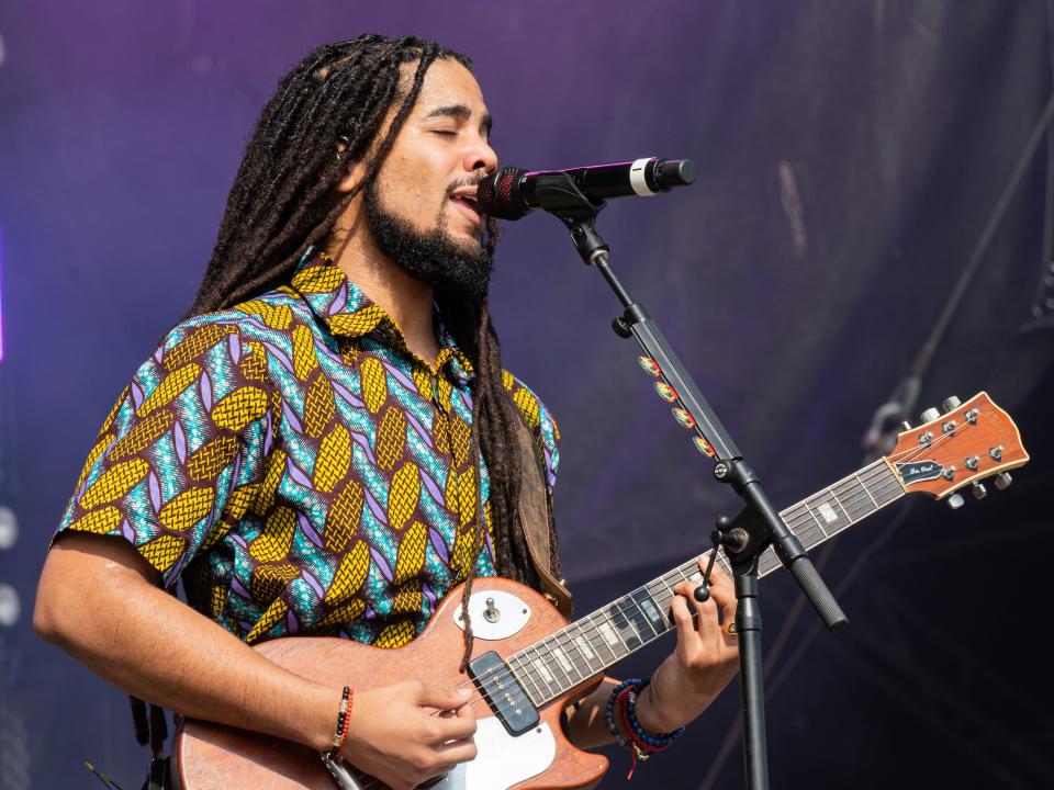Skip Marley performs live during Sea.Hear.Now Festival on September 17, 2022 in Asbury Park, New Jersey.