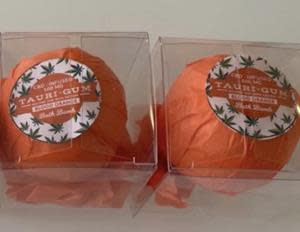 Blood Orange Fragrance Tauri-Gum™ Branded Bath Bomb