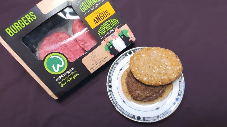 Wahlburgers Signature Blend burger cooked