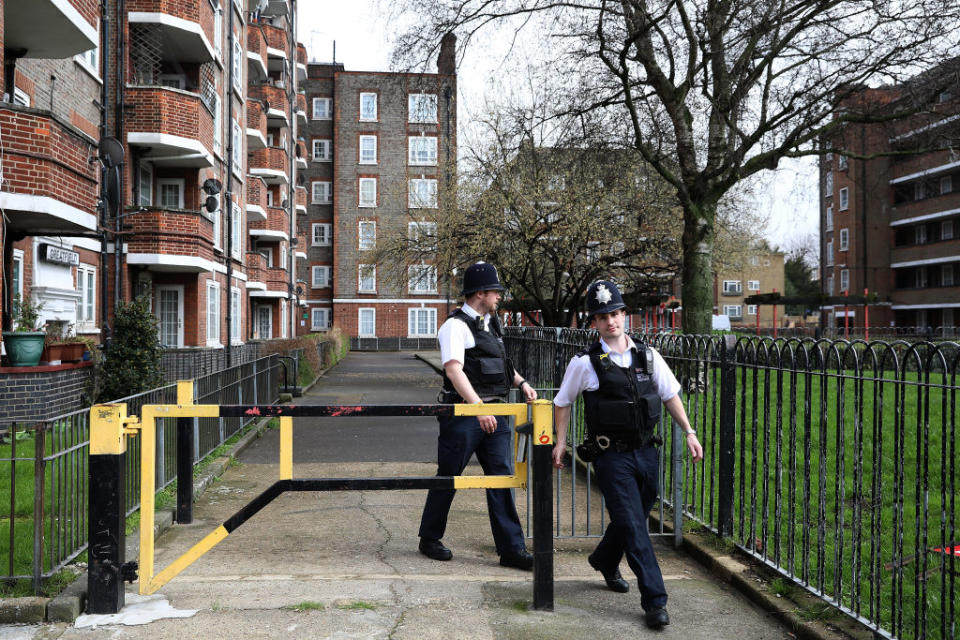 This is the latest in a series of attacks across London, which have stoked concerns over rising violent crime in the capital. (Getty)