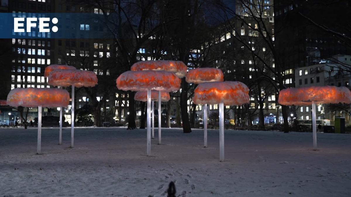 Argentine Artist Ana María Hernando Unveils Spring Landscape in New York Plaza