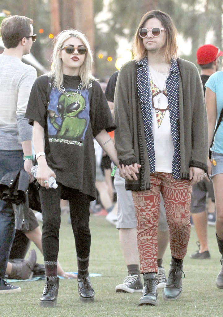 Frances Bean Cobain and Isaiah Silva