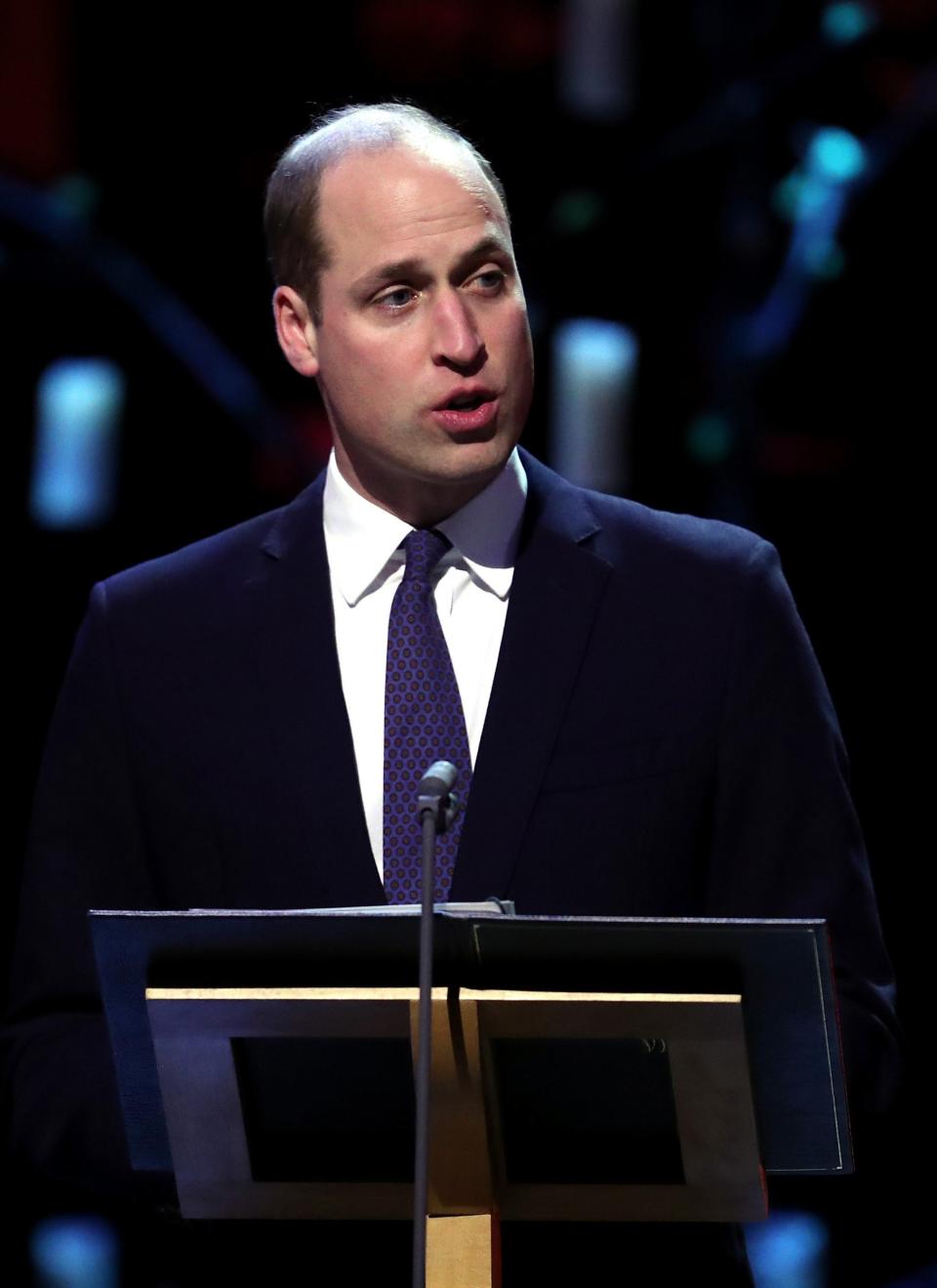 The Duke of Cambridge paid tribute to his grandmother Princess Alice during the service (PA)