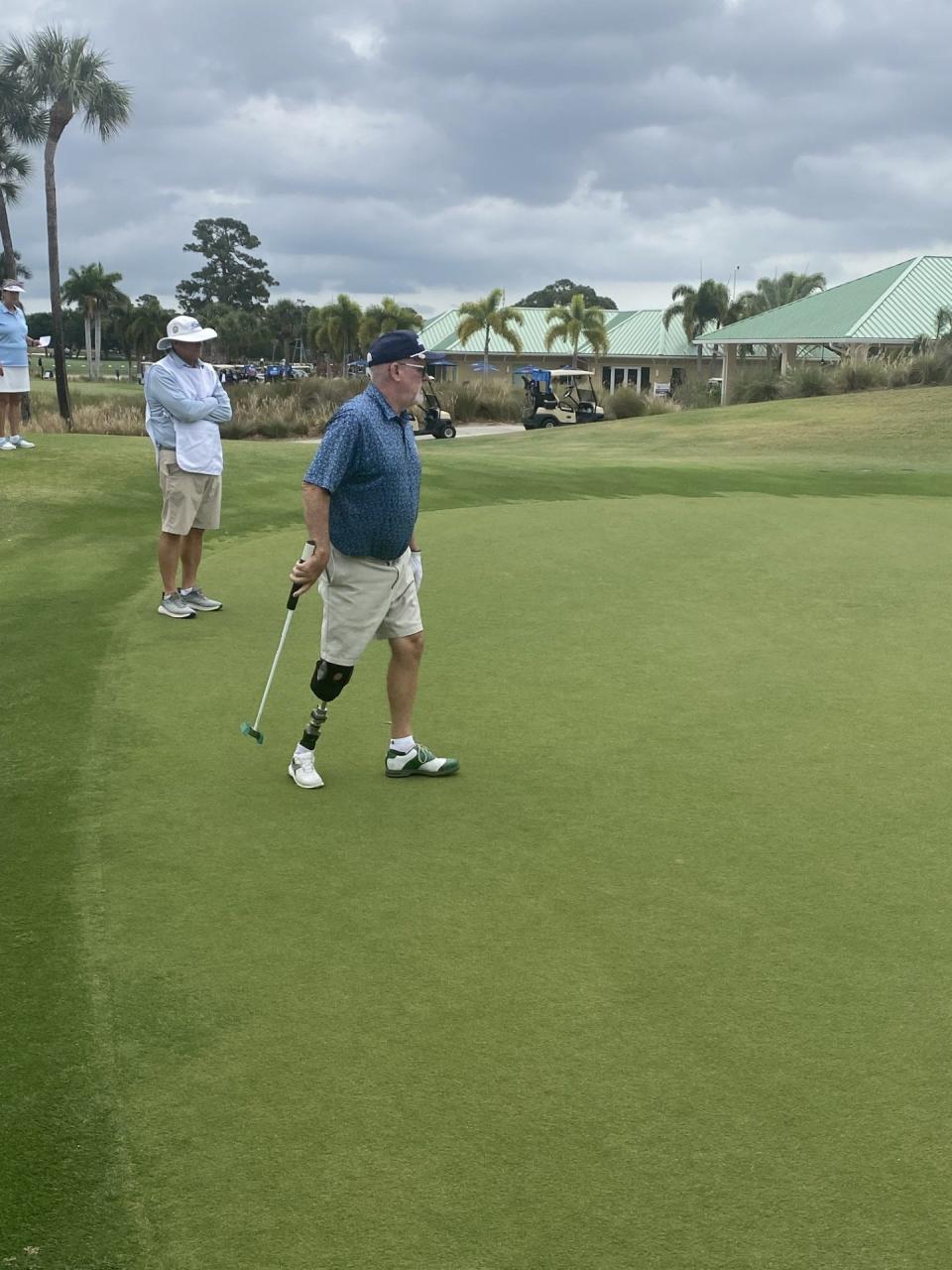 Five-time PGA Tour champion Ken Green of West Palm Beach shot a 74 and is tied for fifth.