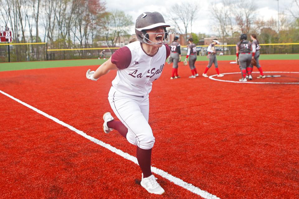 If teams keep pitching to La Salle's Phoenyx Silva, she's going to be doing a lot of celebrating this spring.