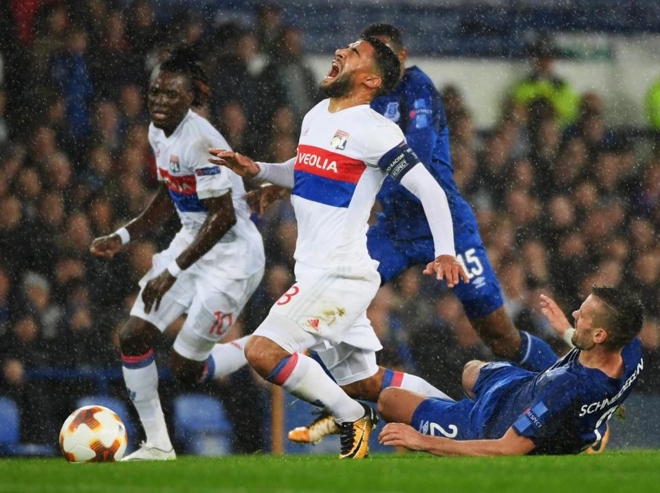 Everton lose the match and their composure against Lyon as pressure on Ronald Koeman grows