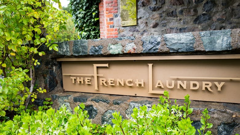 The French Laundry sign