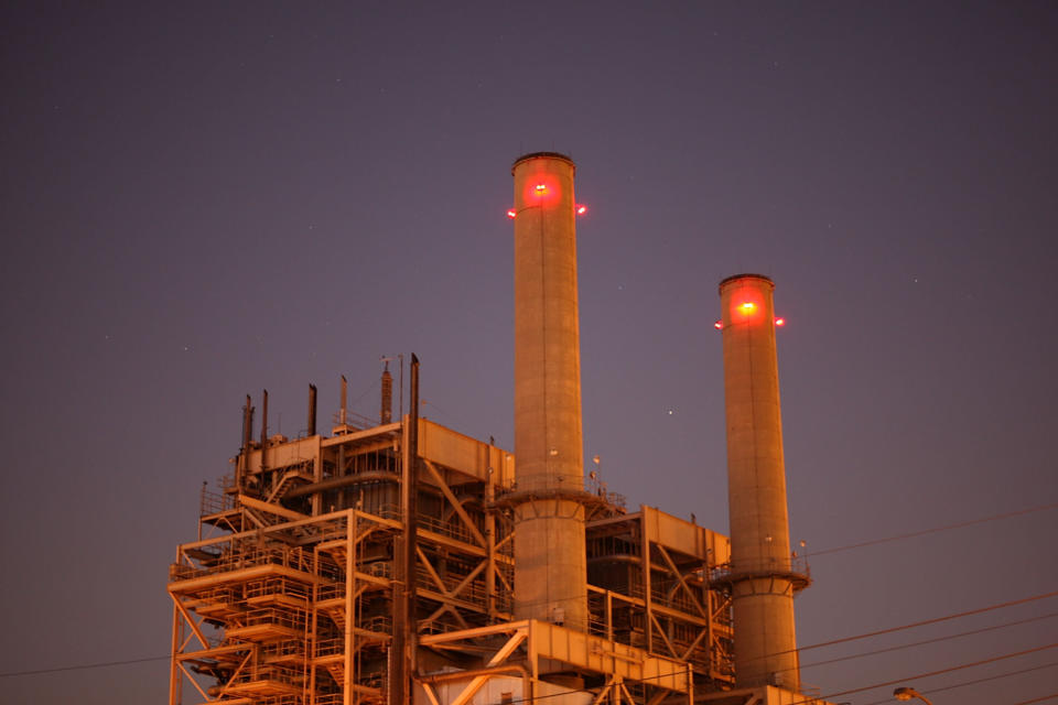 AES Corp.'s gas-fired Alamitos Energy Center in Long Beach is one of California's largest power plants. (Photo: David McNew via Getty Images)