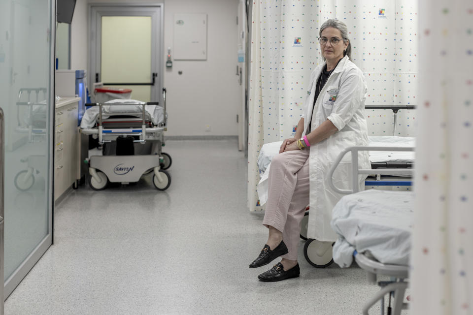 Yael Mozer-Glassberg, médica en jefe del Centro Médico Infantil Schneider de Israel, en Petaj Tikva, el martes 5 de noviembre de 2023. (Avishag Shaar-Yashuv/The New York Times).