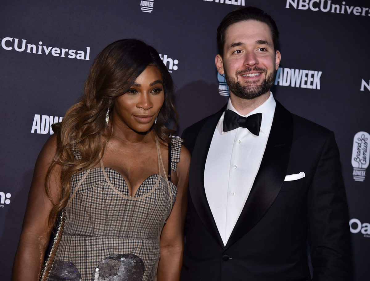 Serena Williams husband Alexis Ohanian and the tennis star.