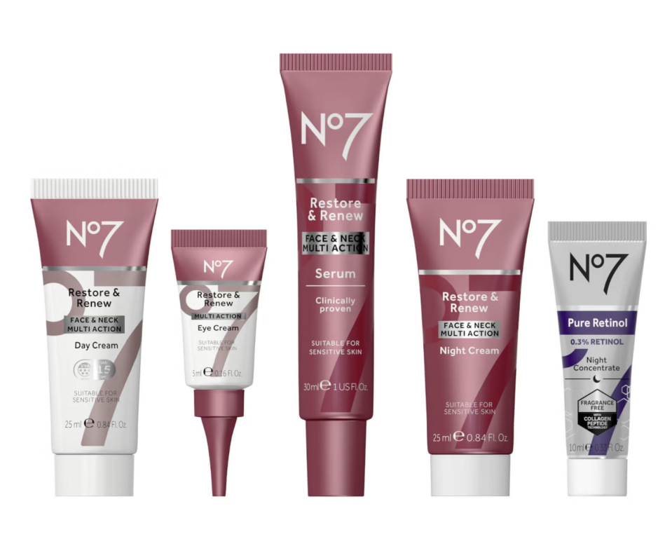 The package is a complete anti-aging skin care series. (No. 7)