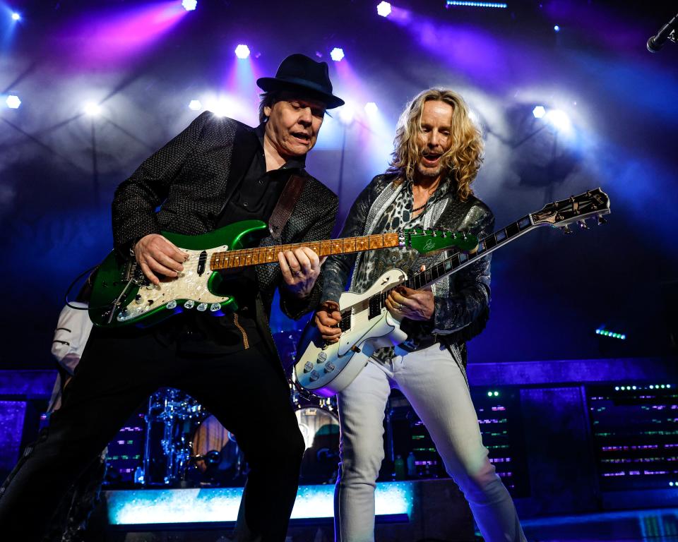 Styx performs at Wells Fargo Arena in Des Moines on Sept. 4, 2022.