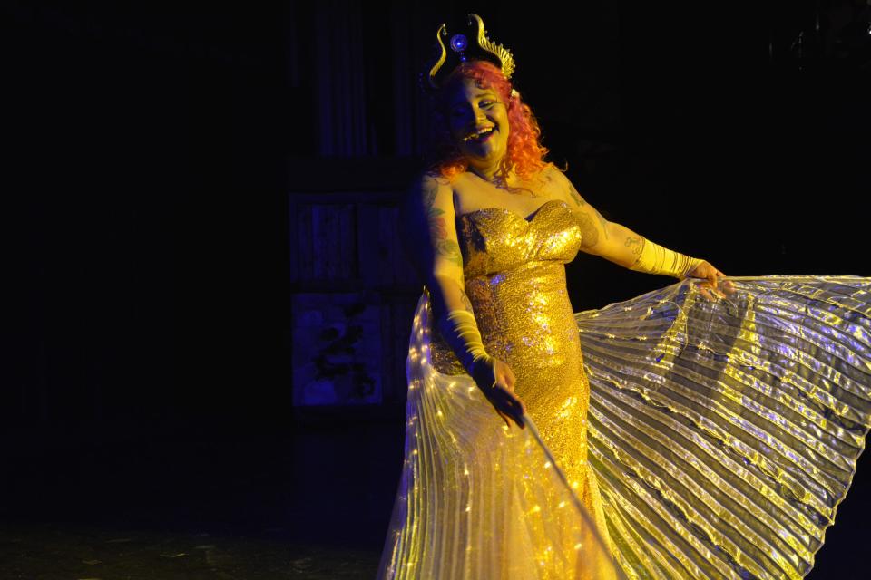 Madelyn Hayes plays the Fairy Godmother in Ohio Shakespeare Festival's production of "Cinderella."