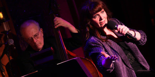 Maureen McGovern performing at 54 Below on Tuesday night, December 18, 2012.She was accompanied by Jeffrey Harris on piano and Jay Leonhart on bass.This image:Maureen McGovern with Jay Leonhart. (Photo by Hiroyuki Ito/Getty Images) (Photo: )