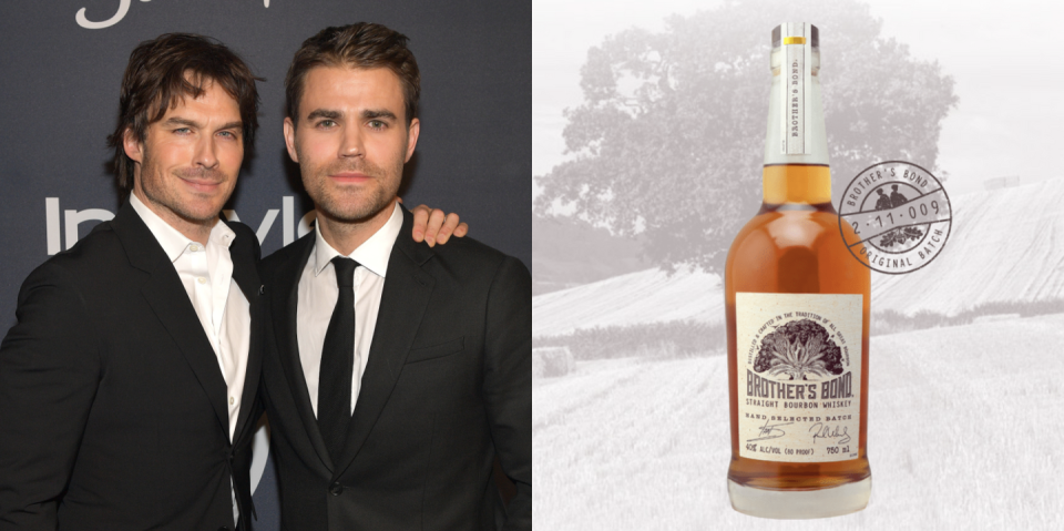 Ian Somerhalder and Paul Wesley, Brother's Bond Bourbon