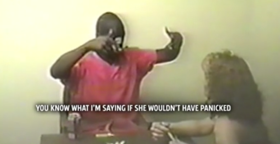 An image from the 2002 confession given by Michael Smith. {KFOR}