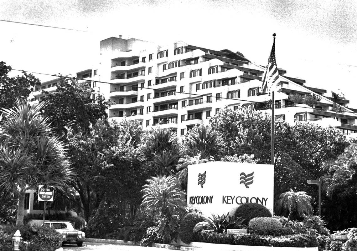 Key Colony condos at Key Biscayne.