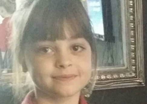 Saffie Rose Roussos, 8, was killed in the Manchester Arena terrorist attack. Her mother doesn't know her daughter is dead yet. Photo: AP