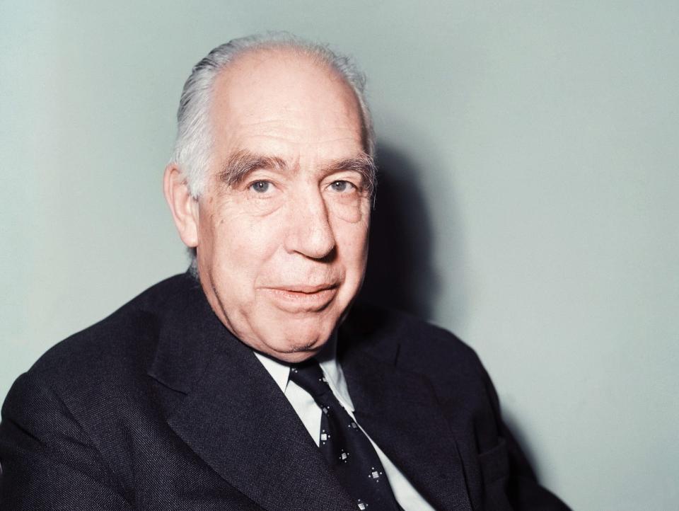 Niels Bohr, physicist from Denmark, is seen, Nov. 11, 1957.