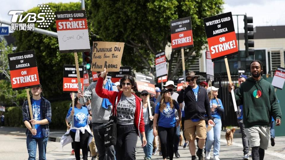好萊塢編劇5月初爆發大規模罷工。（圖／達志影像路透社）