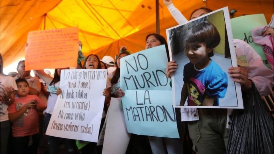 Protesta por el asesinato de Fátima