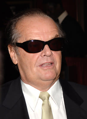 Jack Nicholson at the New York premiere of Warner Bros. Pictures' The Departed